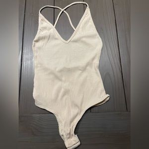 Fashion Nova crossback bodysuit size medium